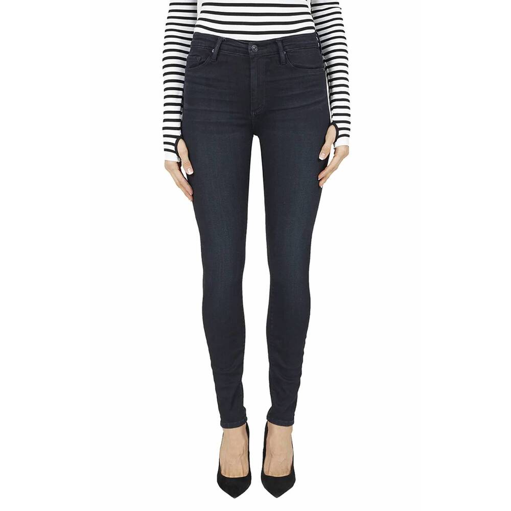 NEW BLACK ORCHID gisele high rise super skinny denim jeans in black